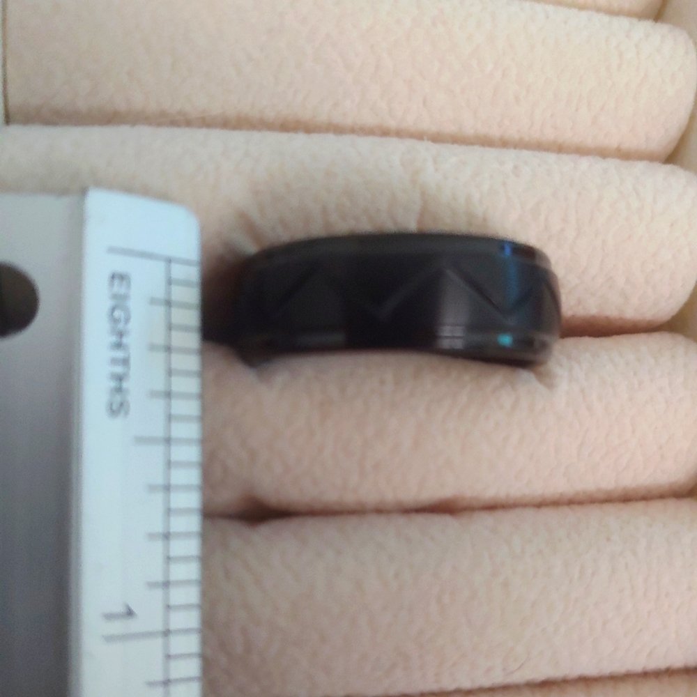 Mens Black Ring